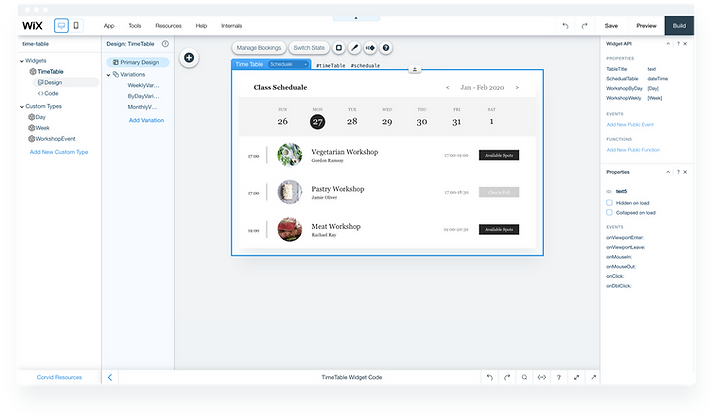 Wix Application Builder